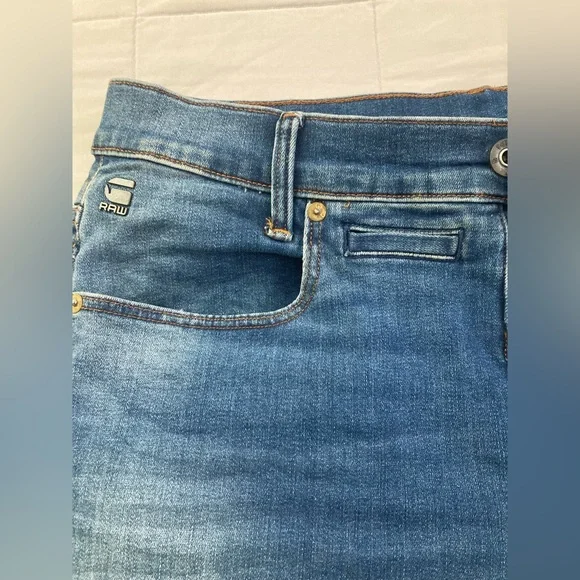 G-STAR RAW D-STAQ 5-POCKET men’s Slim width 33 length 32 light blue